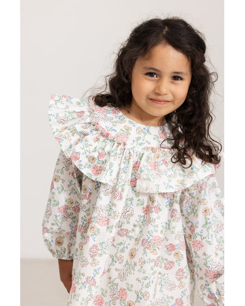 Rochie florala cu guler maxi MarMar Copenhagen